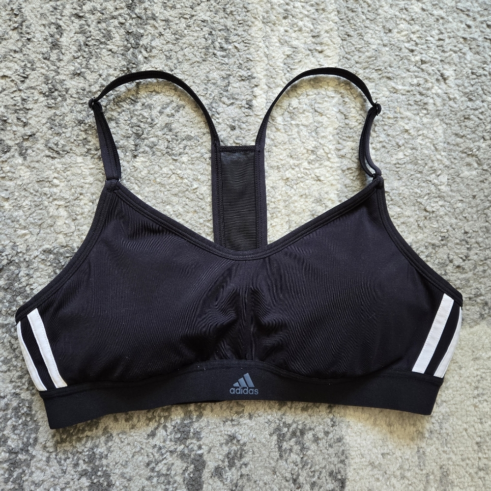 Adidas Womens Classic Stripes Sports Bra